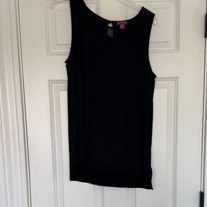 Vince Camuto Black Sleeveless Blouse